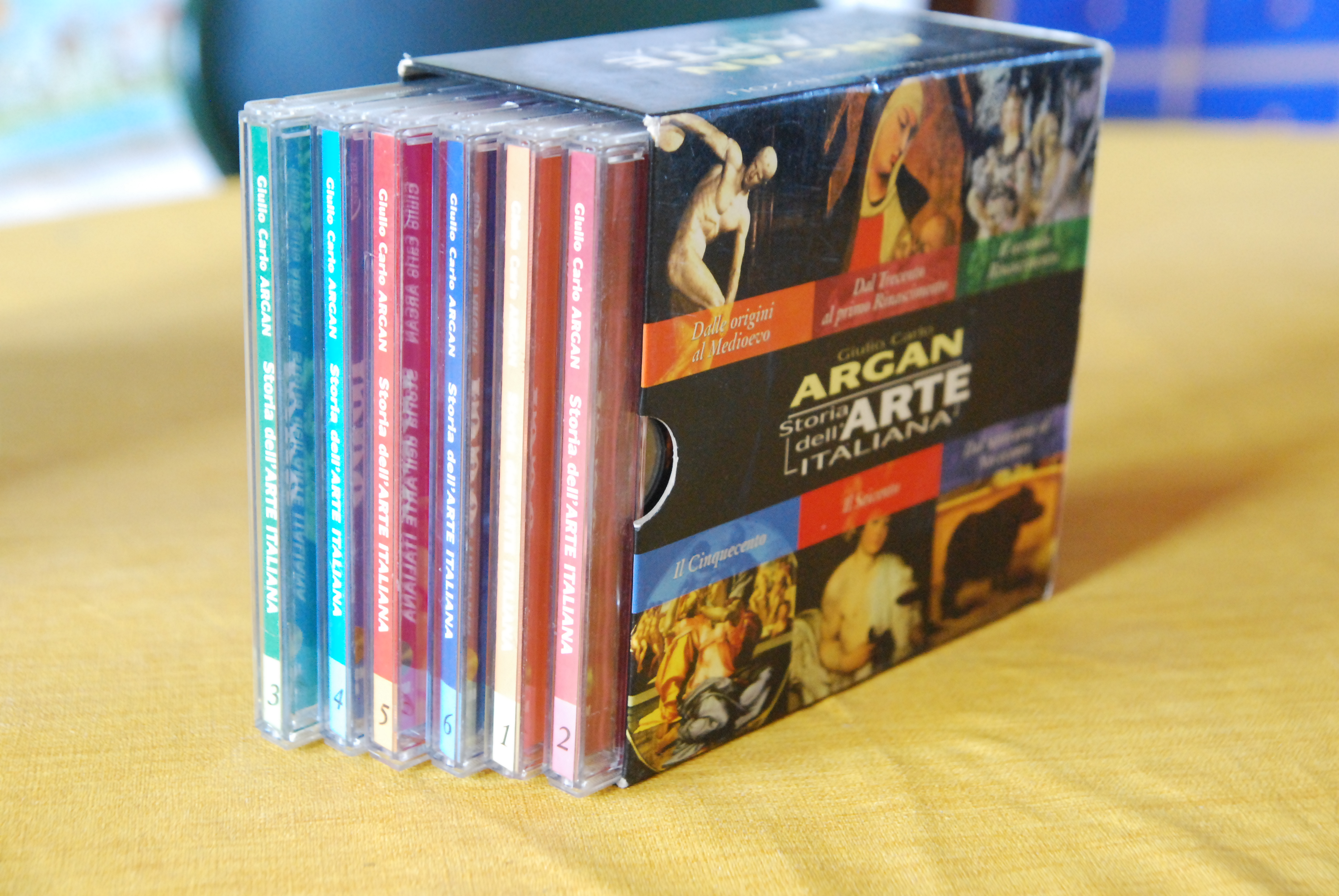 ARGAN STORIA DELL'ARTE ITALIANA 6 CD in cofanetto NUOVI da aavv