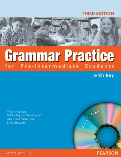 Grammar Practice for Pre-Intermediate Students, with Answer Key and CD-ROM - Vicki Anderson