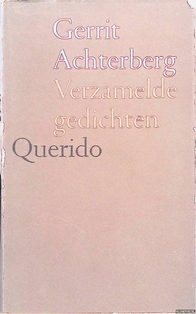 Verzamelde gedichten - Achterberg, Gerrit