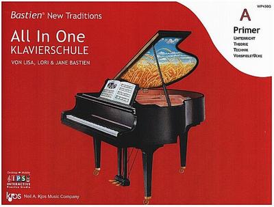 Bastien New Traditions: All In One Klavierschule - Primer A (Deutsch) - Lisa Bastien