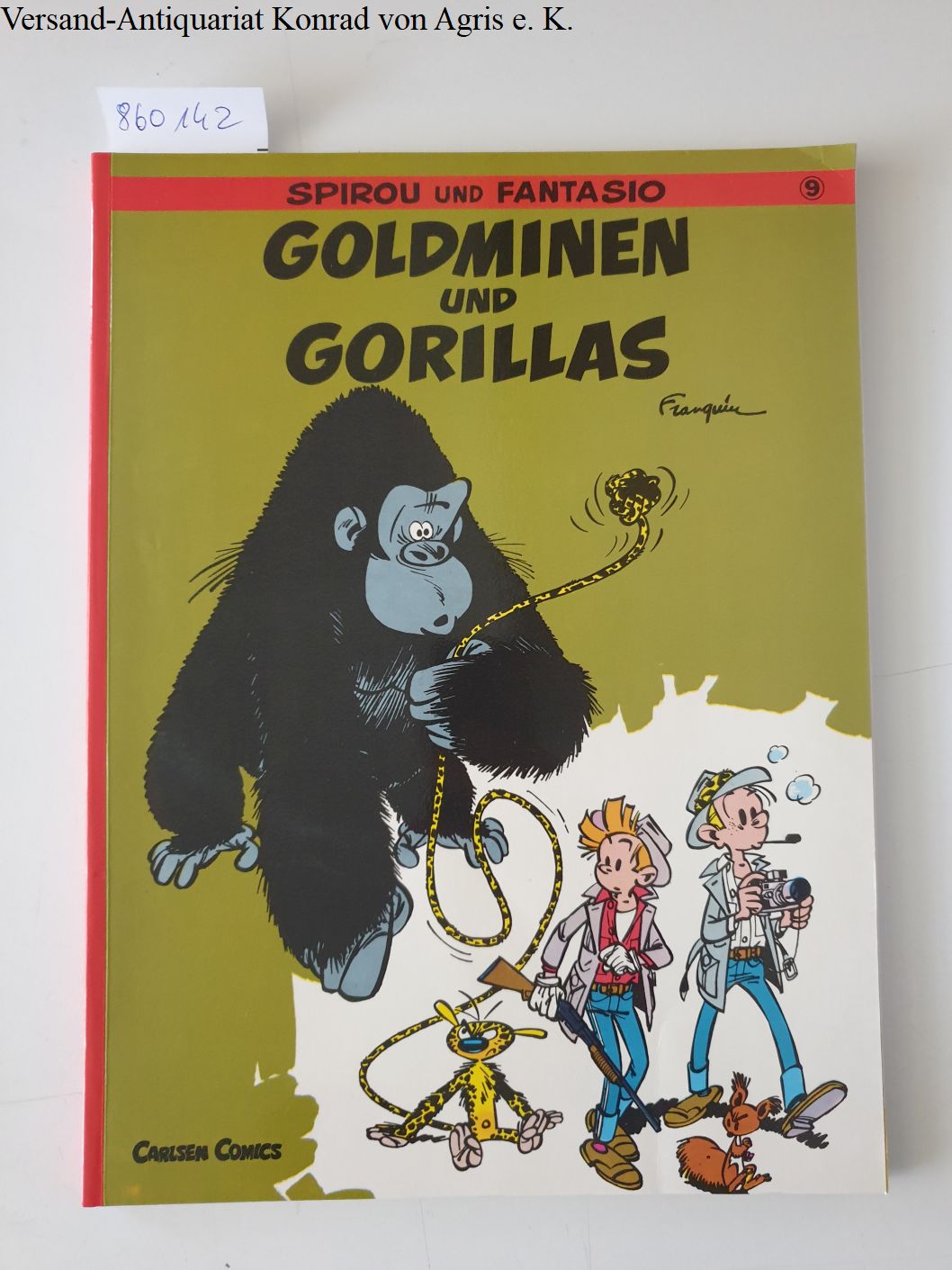 Spirou und Fantasio 9: Goldminen und Gorillas: - Franquin, Andre