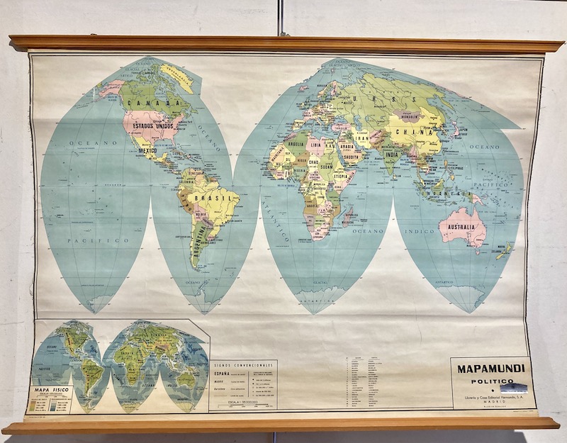 Individual educativo Mapa mundi político – Editorial Compass