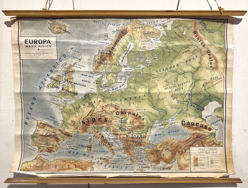 Mapa Alfa Cromo Europa Físico/Político - ESTELA MONTENEGRO LIBRERÍAS  MAYORISTAS