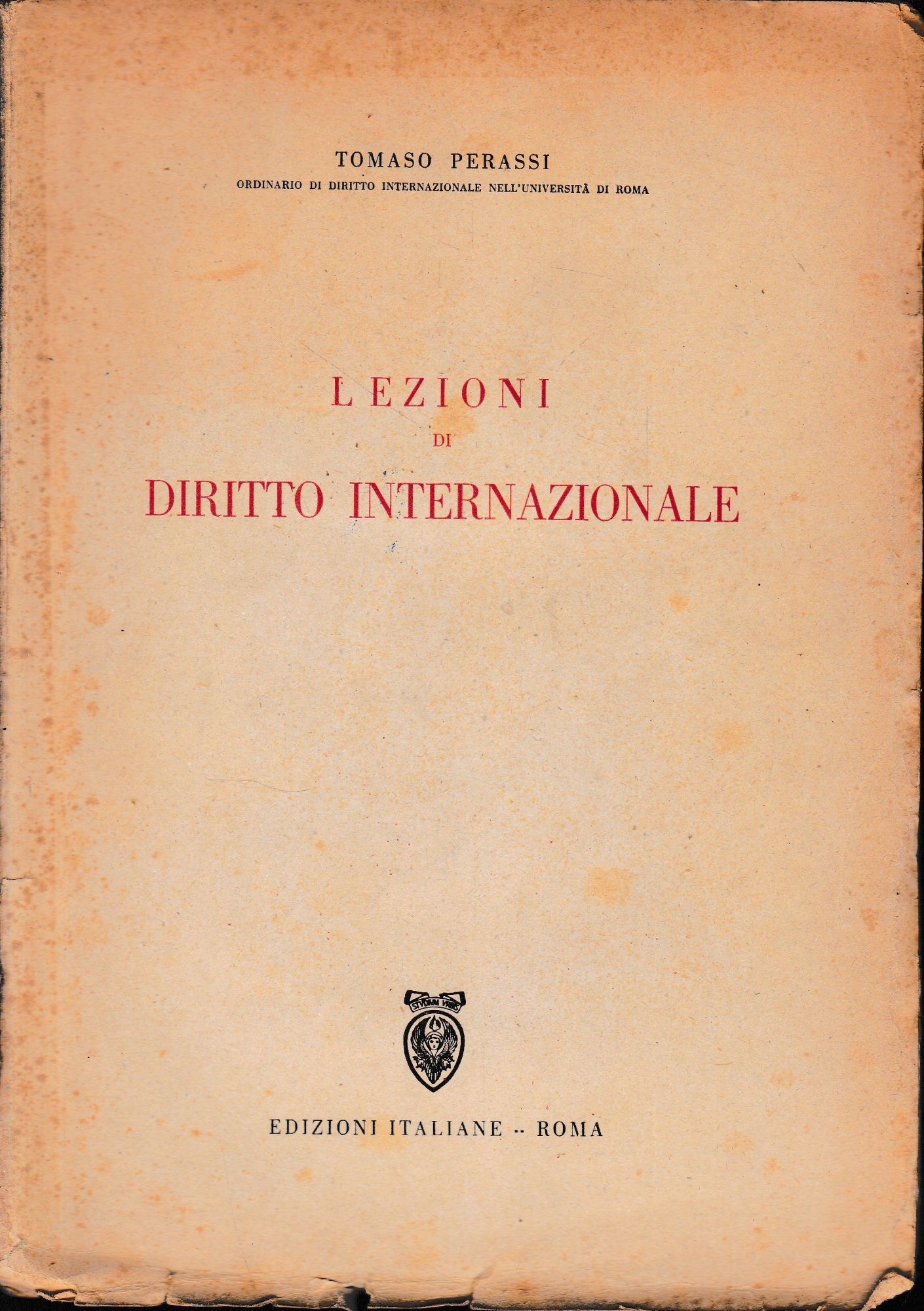 Abebooks Lezioni di diritto internazionale parte prima