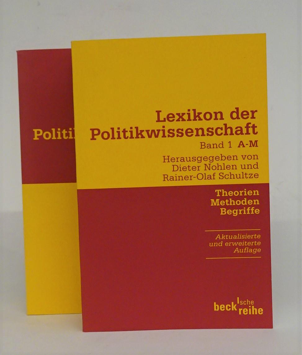 Lexikon der Politikwissenschaft. Theorien, Methoden, Begriffe. 2 Bände. - Nohlen, Dieter / Rainer-Olaf Schultze