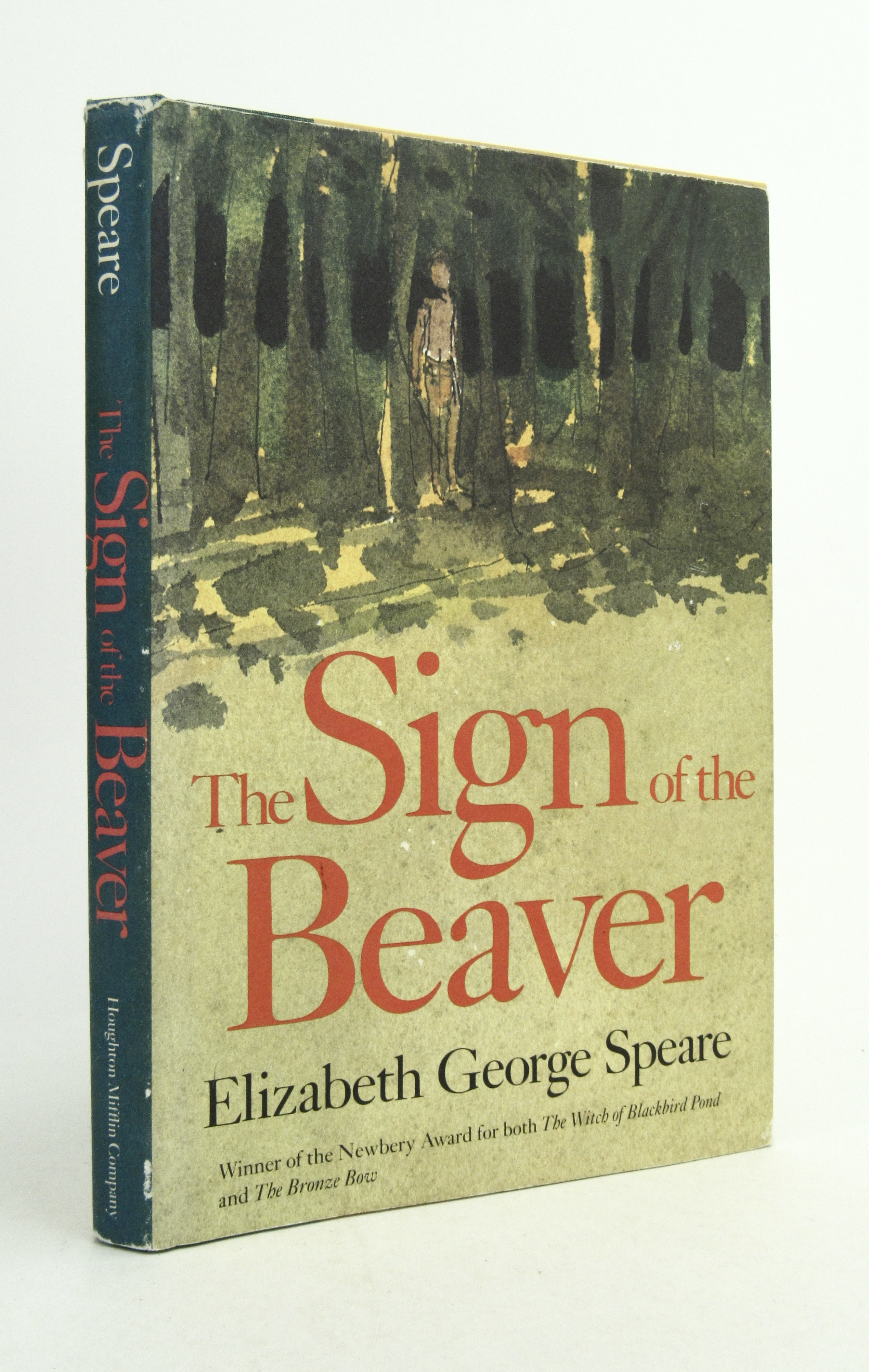 (1983)　Hardcover　Beaver　George　and　The　SIgn　by　1st　Speare:　Fine　Bookworm　of　Elizabeth　the　Near　Edition　Apple