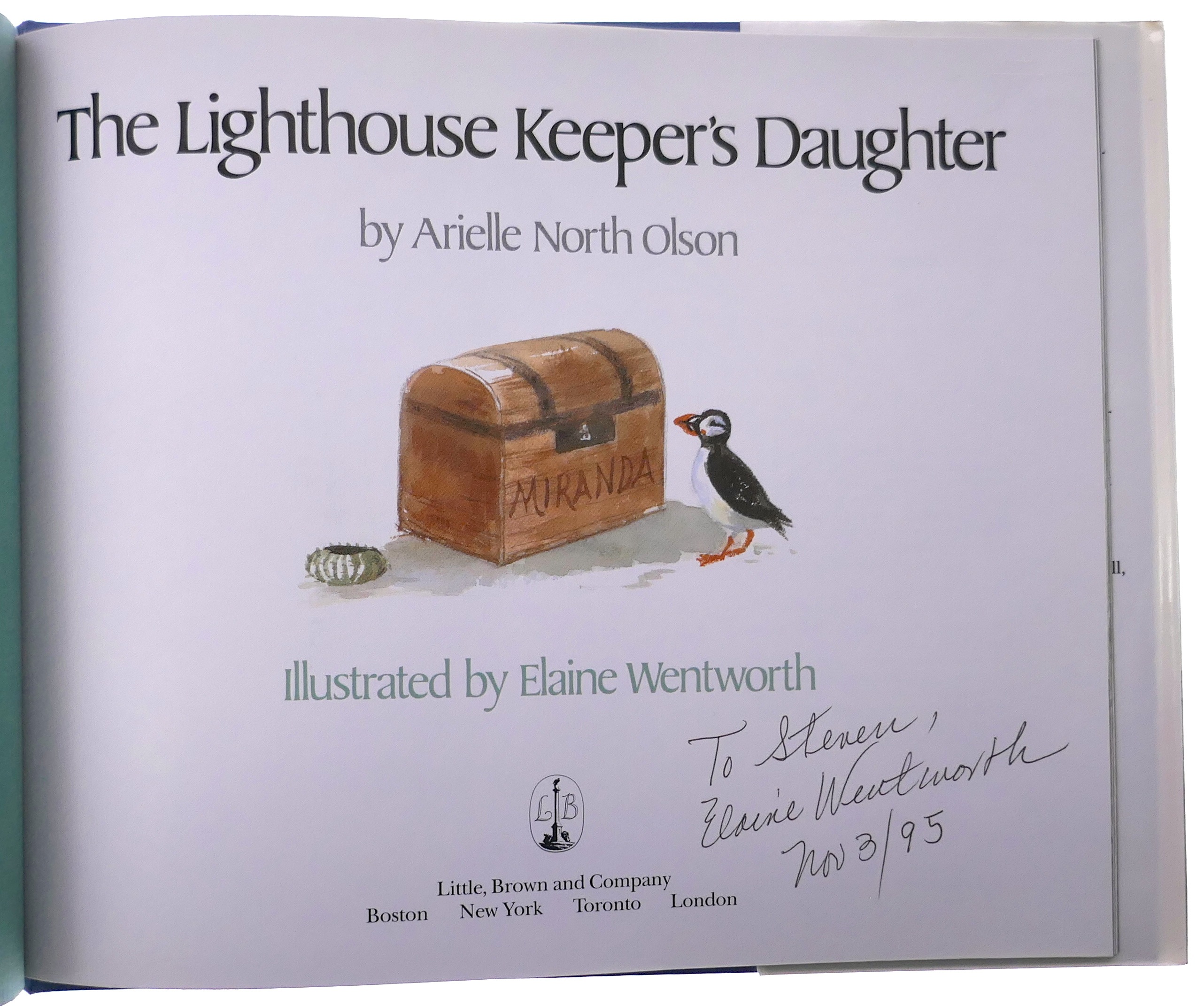 The Lighthouse Keeper's Daughter by Olson, Arielle North Near Fine