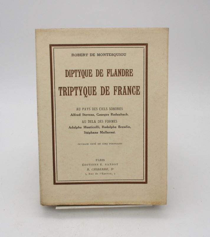 Diptyque de Flandre, Triptyque de France MONTESQUIOU (Robert de) [ ] [Softcover]