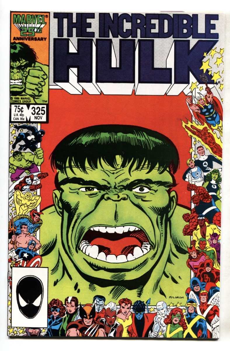 Incredible Hulk 325 1st Rick Jones Hulk Marvel Comic Book 1986 Comic Dta Collectibles