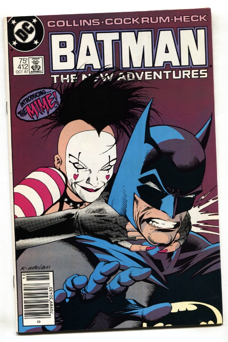 BATMAN #412-comic book 1987-First appearance of the MIME VF/NM: (1987)  Comic | DTA Collectibles
