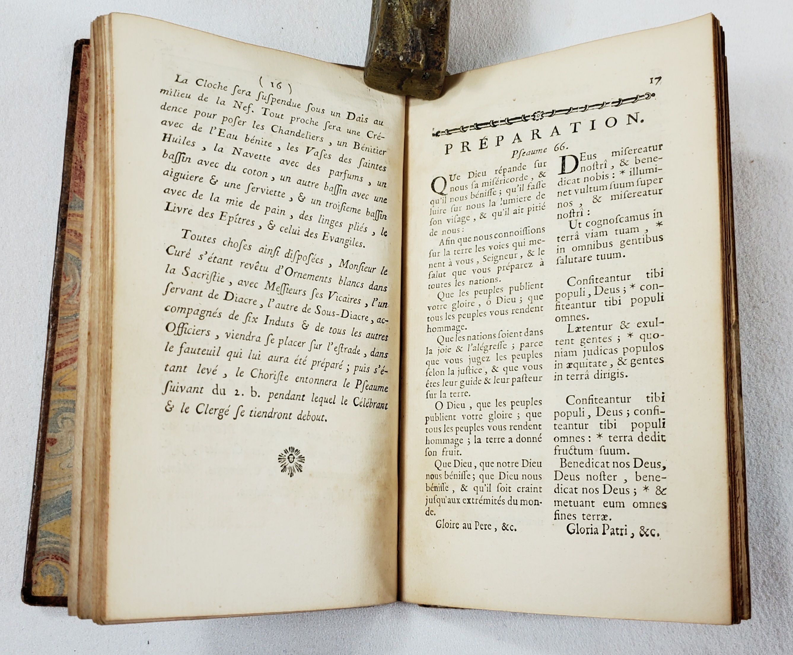 Ordre Des Ceremonies Qui Doivent Etre Observees Pourl La Benediction D'une Cloche, En l'Eglise De S. Jacques De La Boucherie De Paris Published By Be