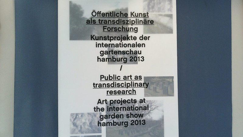 Öffentliche Kunst als transdisziplinäre Forschung. Kunstprojekte der Internationalen Gartenschau Hamburg 2013, [26. April bis 13. Oktober 2013] = Public art as transdisciplinary research. - Brinkmann, Charlotte