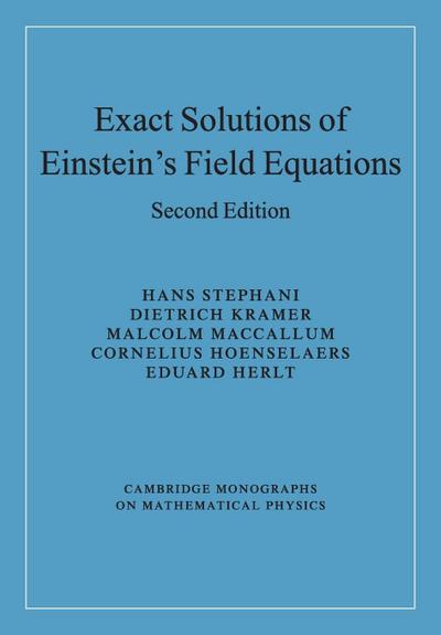 Exact Solutions of Einstein's Field Equations - Dietrich Kramer