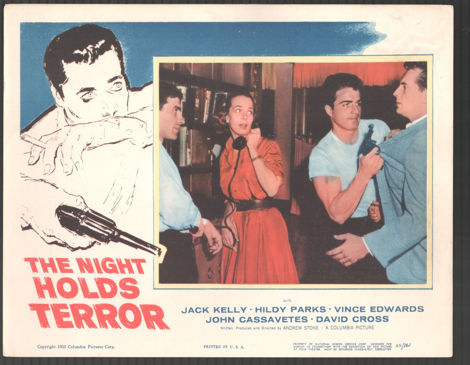 Jack Kelly Hildy Parks film The Night Holds Terror 35m-1576