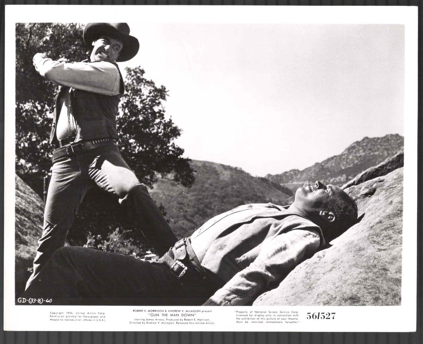Gun the Man Down 8x10 Movie Still Robert J. Wilke: (1956) Photograph ...