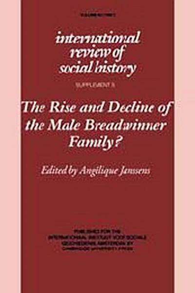 The Rise and Decline of the Male Breadwinner Family? : Studies in Gendered Patterns of Labour Division and Household Organisation - Janssens Angelique