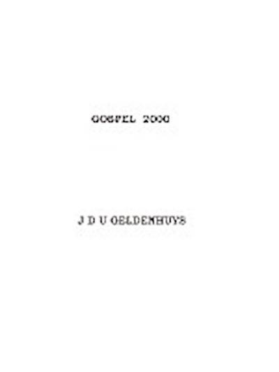 Gospel 2000 - Jdu Geldenhuys