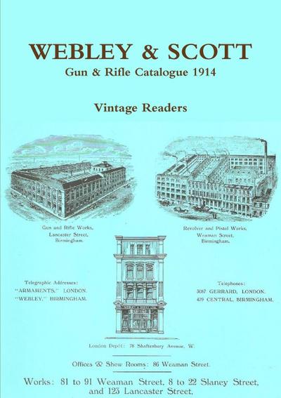 Webley & Scott 1914 Gun & Rifle Wholesale Catalogue - Vintage Readers