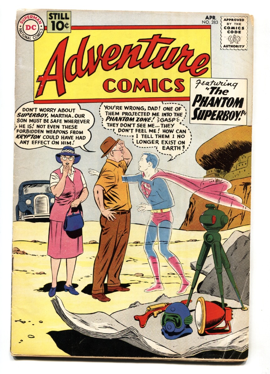Adventure Comics #283 First General Zod First Phantom Zone vg-: (1961) Comic  | DTA Collectibles