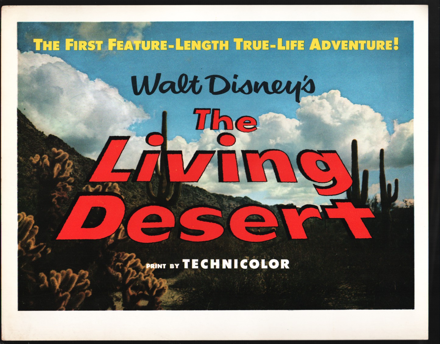 Walt Disney's The Living Desert Complete 8 Lobby Card Set... Barnebys