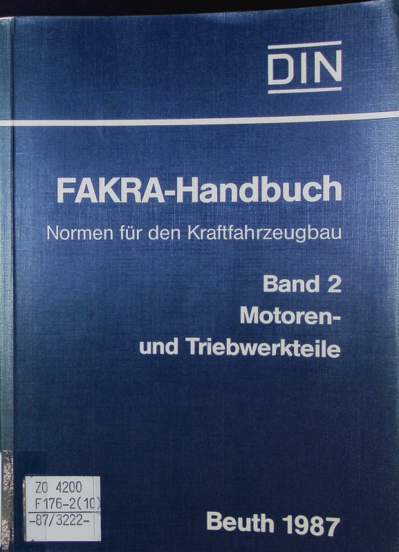 FAKRA-Handbuch. Normen für den Kraftfahrzeugbau.