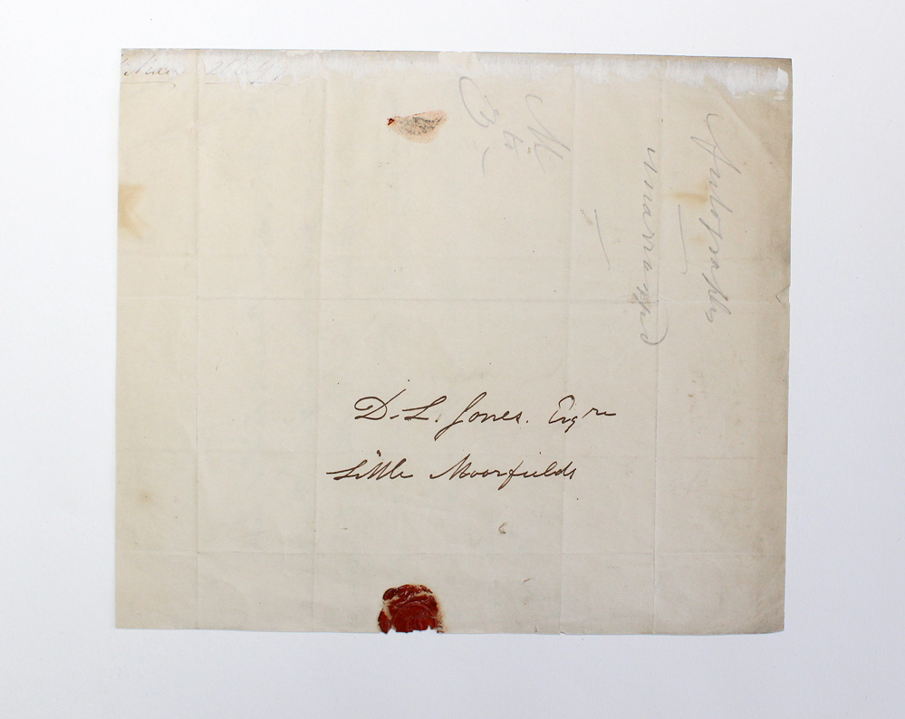 An Original Hand Written Letter and Signed by Samuel Nixon by Samuel