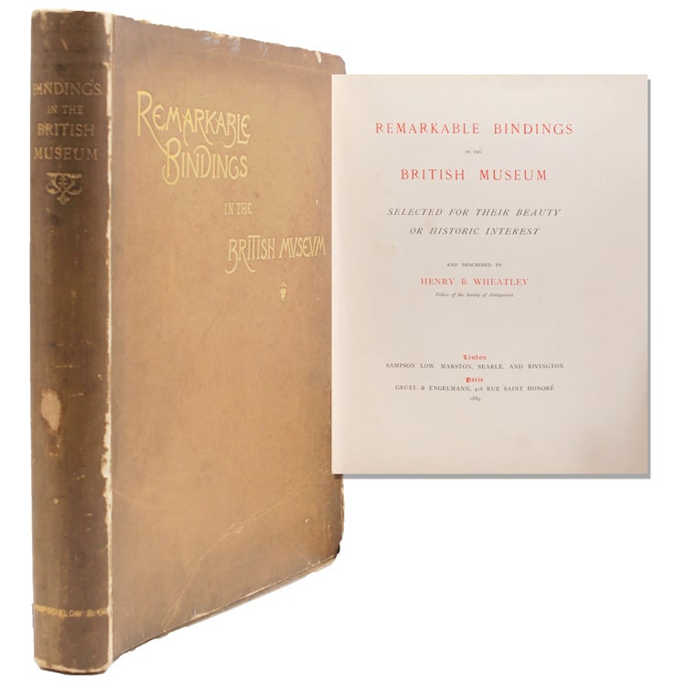贅沢屋の British the in Bindings Remarkable Museum, for Selected 洋書