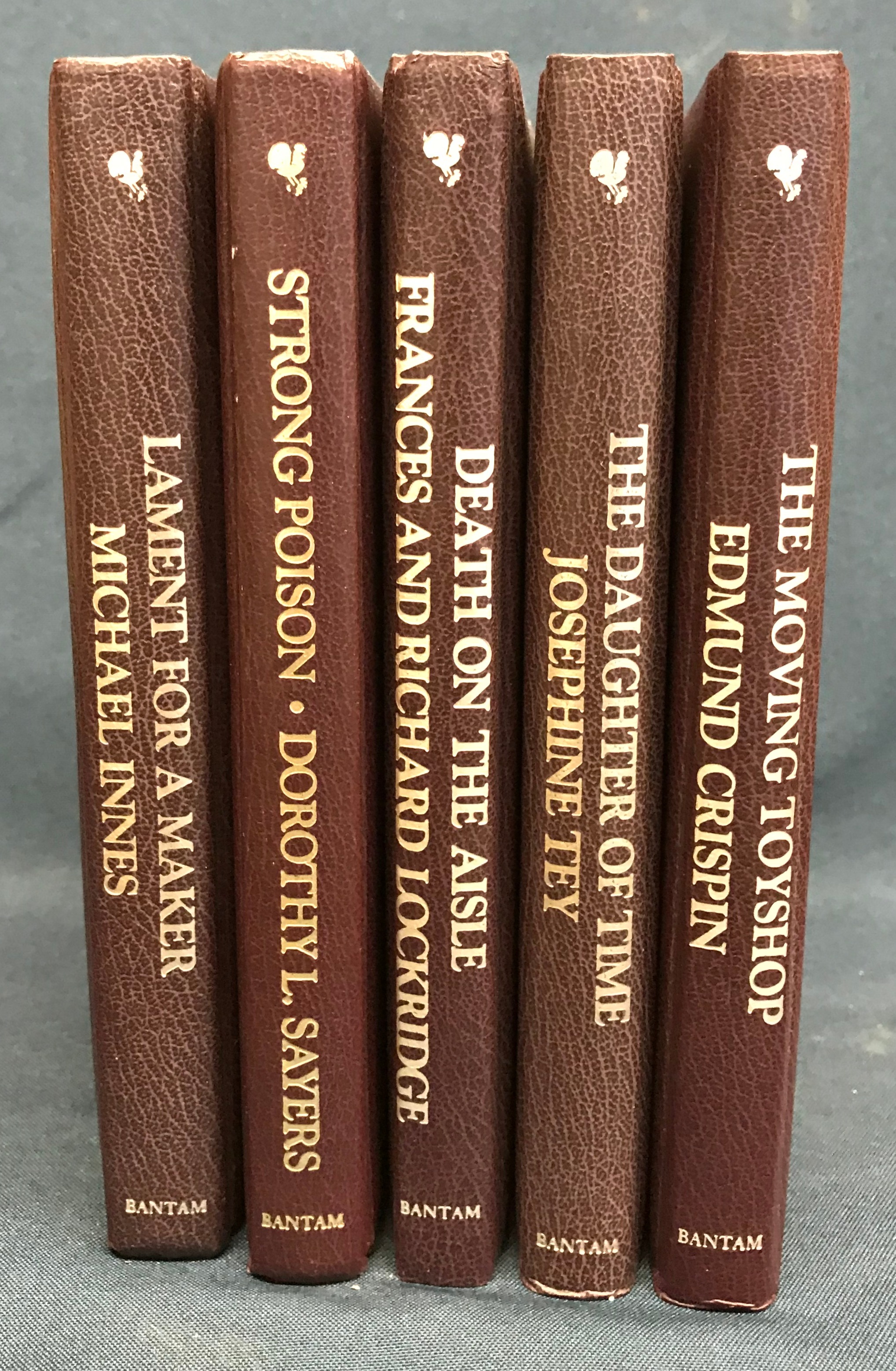 Mystery Classics Collection (Lot of 5 titles) - Edmund Crispin; Michael Innes; Josephine Tey; Frances and Richard Lockridge; Dorothy L. Sayers