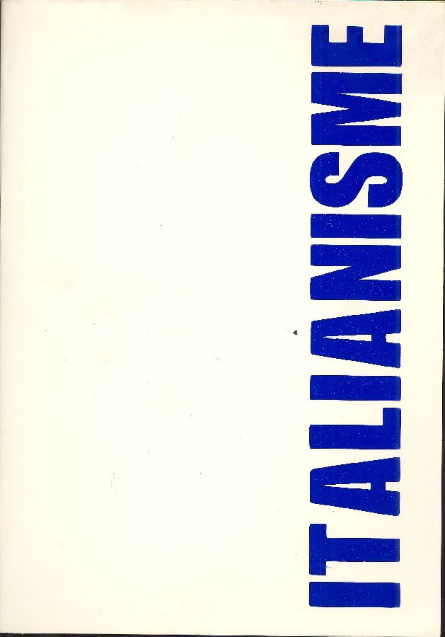 Italianisme. Mario Daniele, Luca de Silva, Alessandro Jasci, Andrea ...