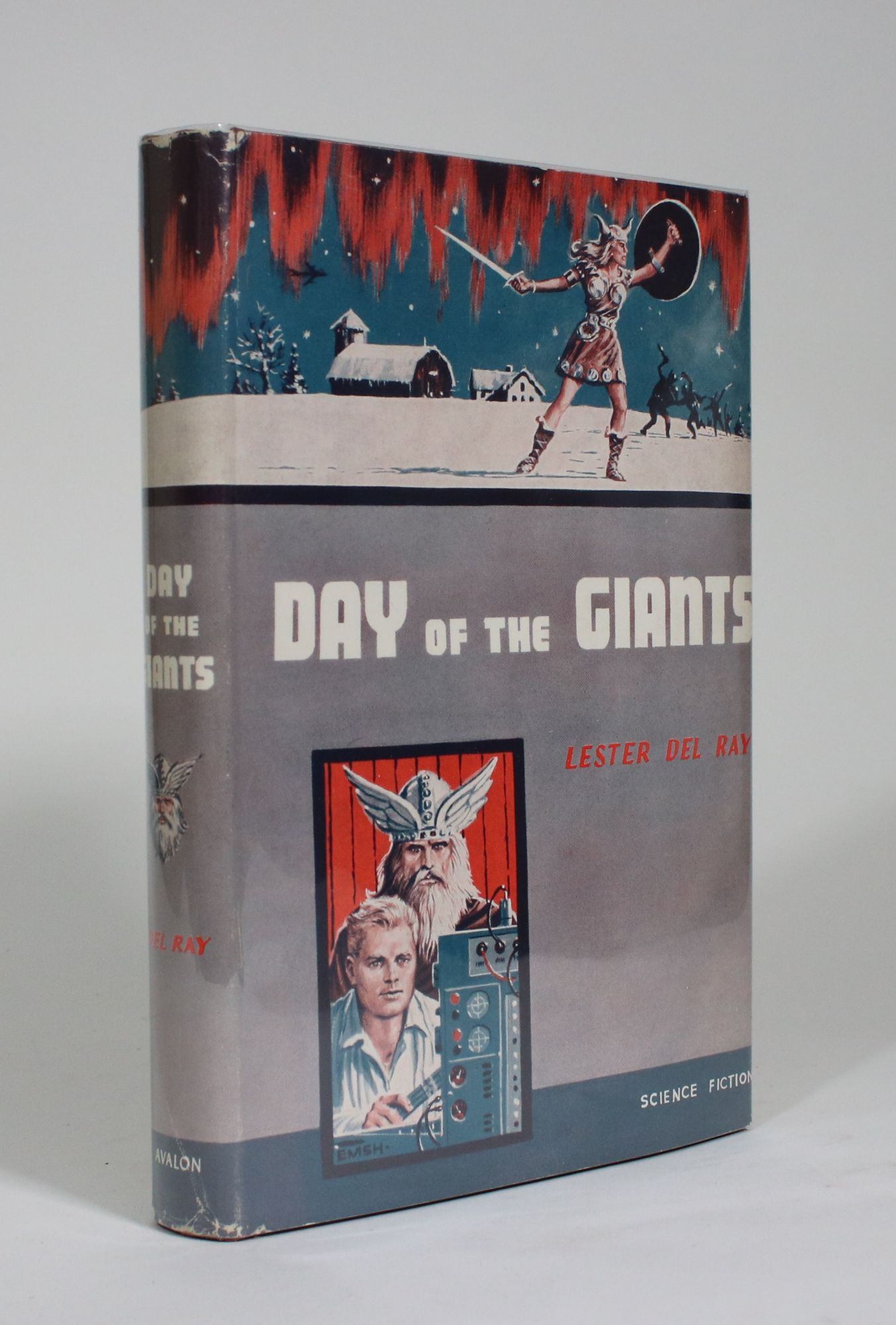 Le jour des géants par Lester Del Ray-SciFi-Avalon 1st éd. 1959 HDBK avec DJ 