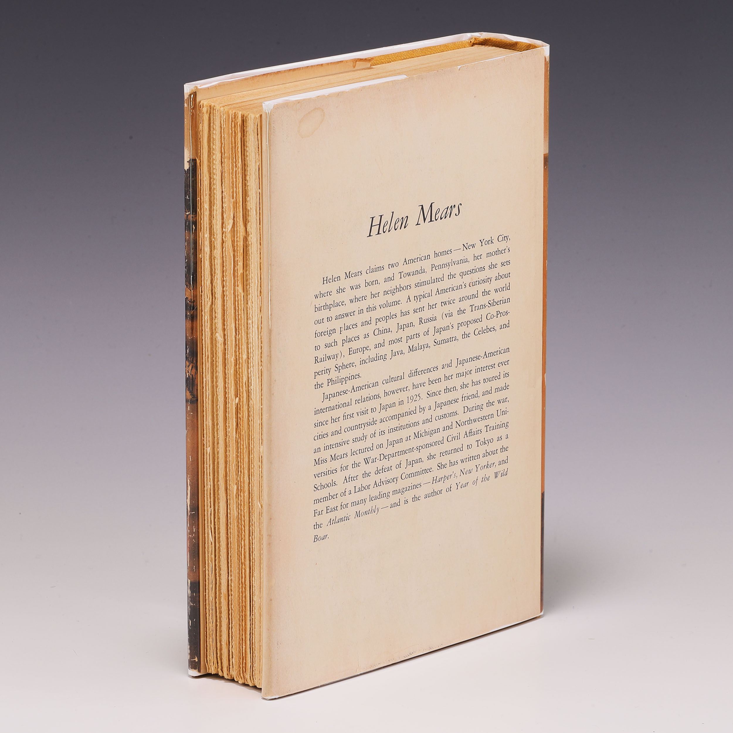 Mirror for Americans, Japan by Helen Mears: Good (1948) | Salish