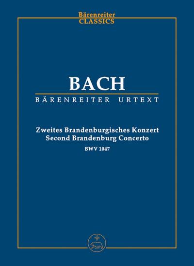 Brandenburgisches Konzert Nr.2 F-Dur BWV 1047, Studienpartitur - Johann Sebastian Bach