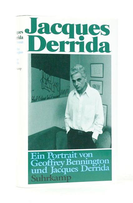 Jacques Derrida. Ein Portrait. Aus dem Französischen von Stefan Lorenzer. - [Derrida, Jacques]. - Bennington, Geoffrey u. Jacques Derrida.