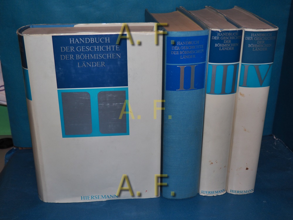 Handbuch der Geschichte der böhmischen Länder : in 4 Bänden. (ohne Ergänzungsband) hrsg. im Auftr. d. Collegium Carolinum von Karl Bosl - Bosl, Karl (Herausgeber)