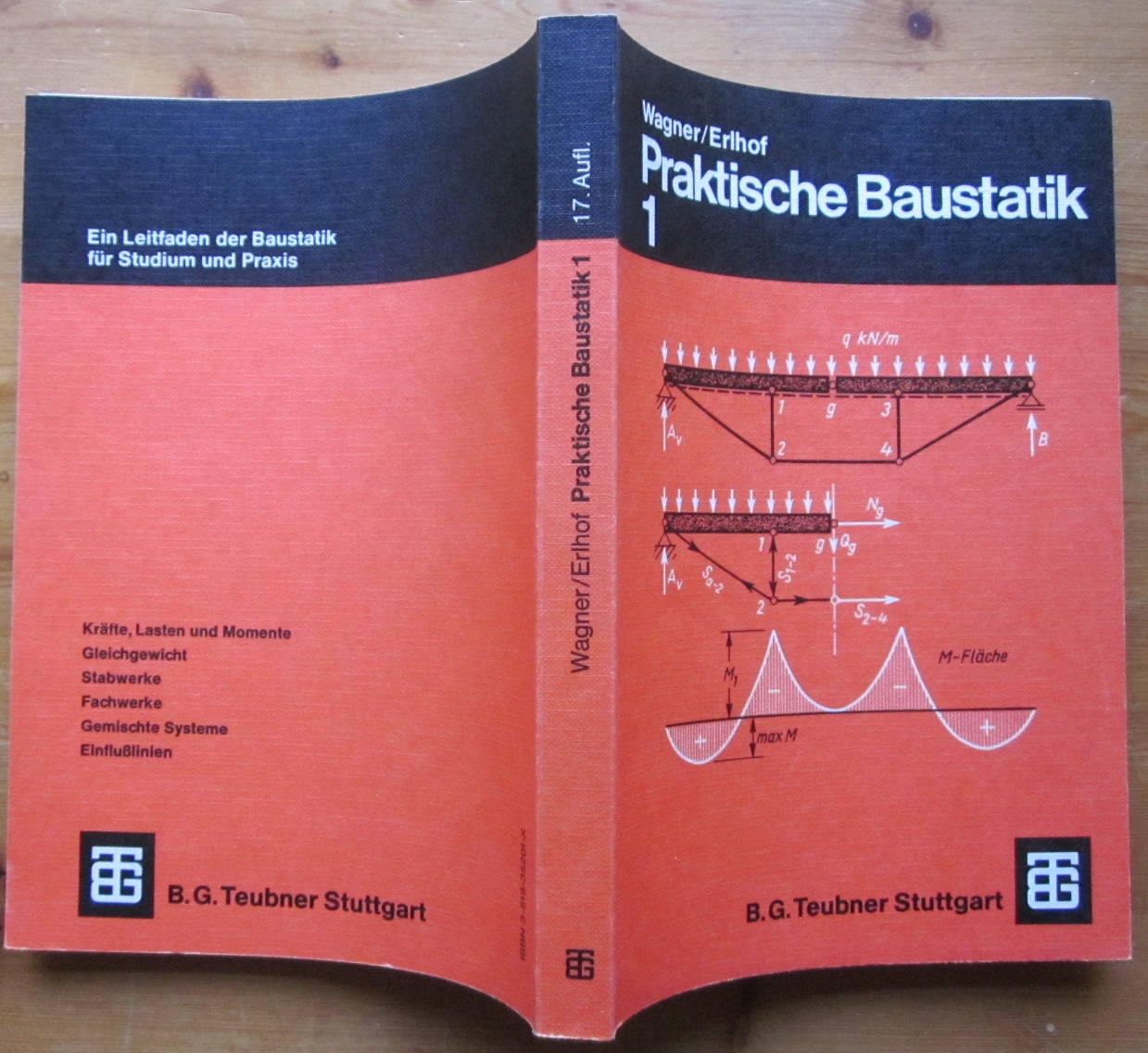 Praktische Baustatik. Hier nur Band 1. - Wagner, Walter und Gerhard Erlhof