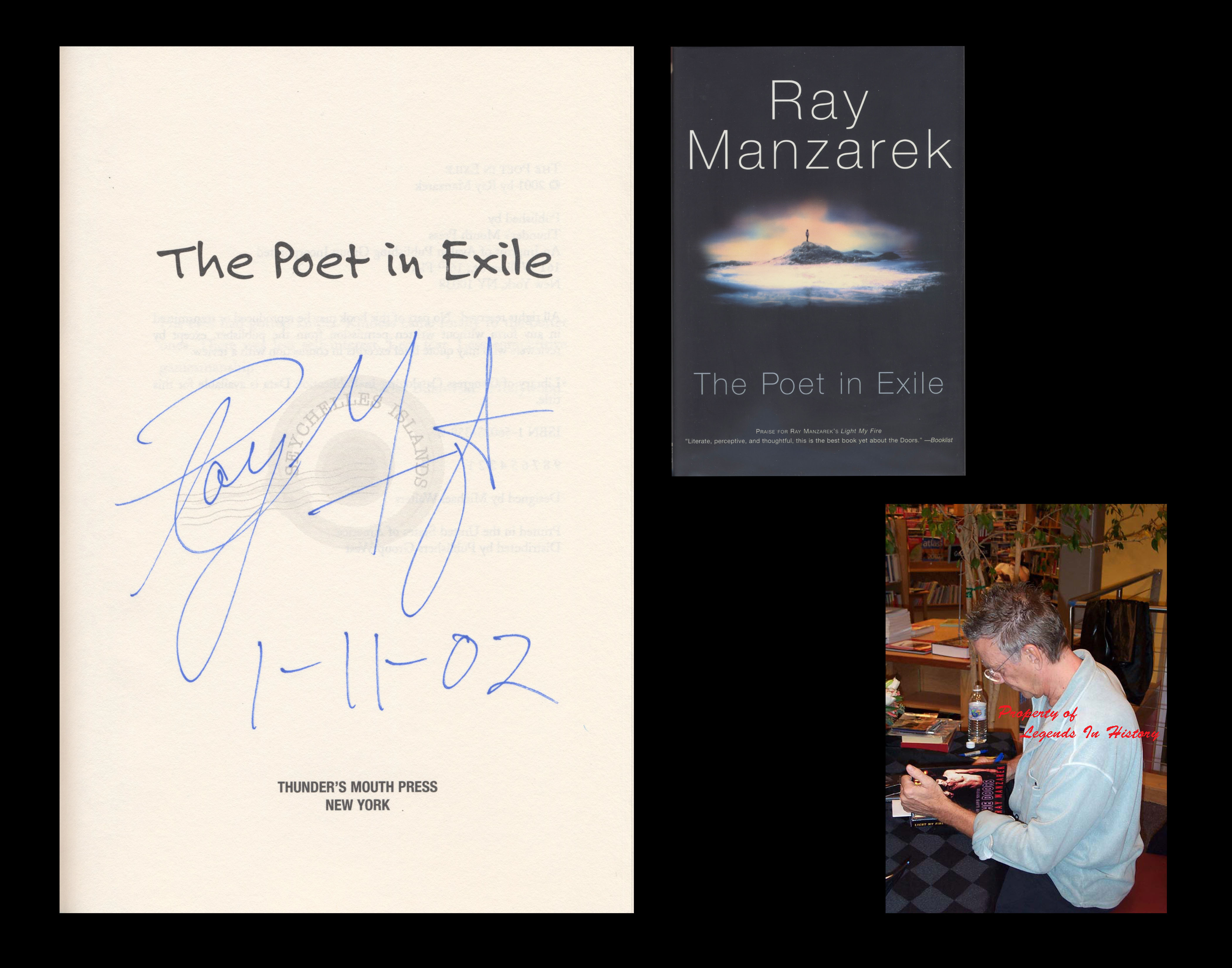 The Poet in Exile : A Journey into the Mystic ***Signed*** - Manzarek, Ray