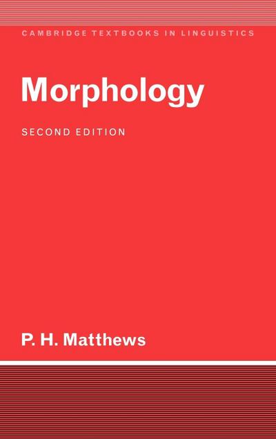 Morphology - P. H. Matthews