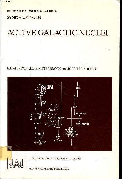 Acrive galactic nuclei proceedings of the 134th symposium of the international astronomical union held in Santa Cruz, California, august 15-19 1988 Sommaire:Surveys, luminosity finstions, and evolution; BLR and variability; X-Rays and the central source. - Osterbrock D.R. and Miller Joseph