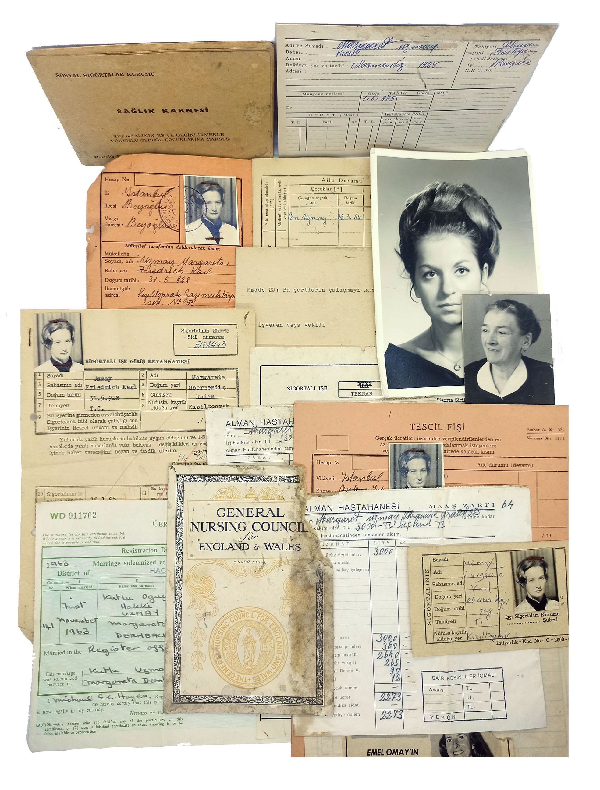 NAZI GERMANY / MIGRATION / WOMEN] Archive of documents of an