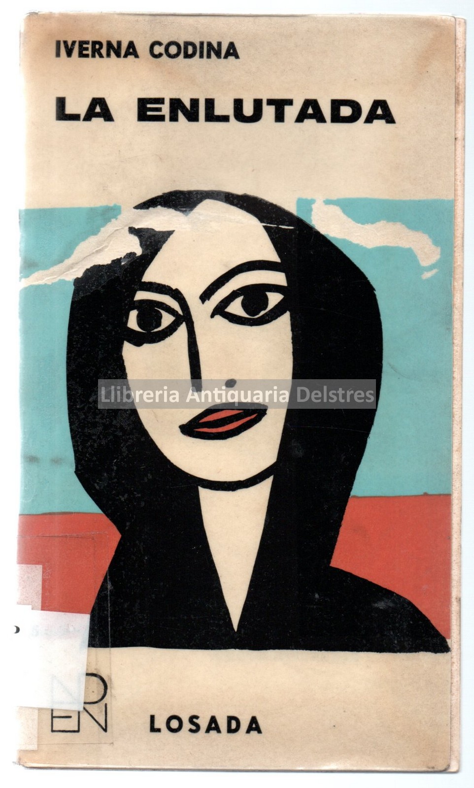 Con el viento solano, novela. [Dedicatoria autógrafa y firma de la autora].  de Codina, Iverna.: (1966) | Llibreria Antiquària Delstres