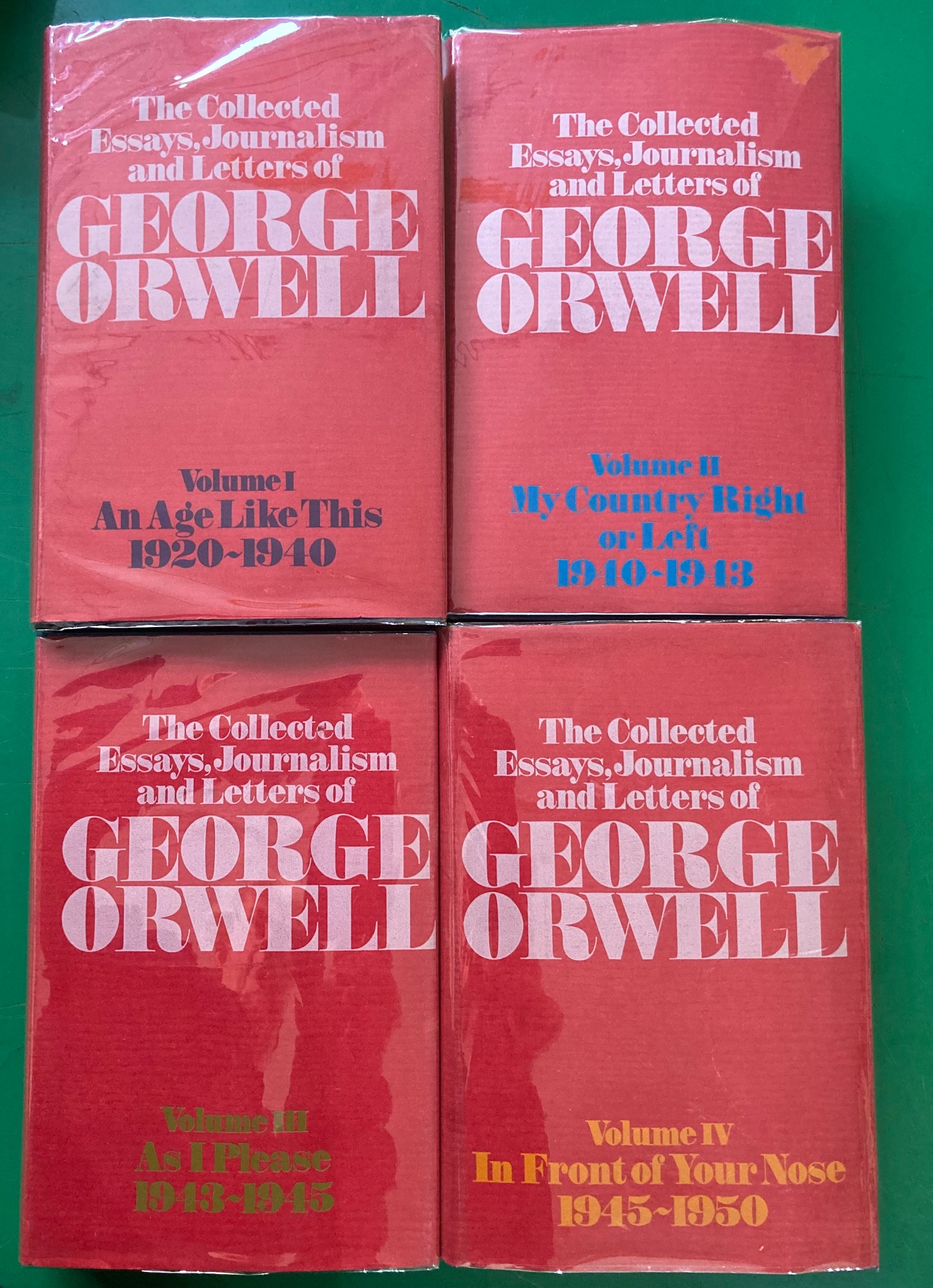 collected essays of george orwell