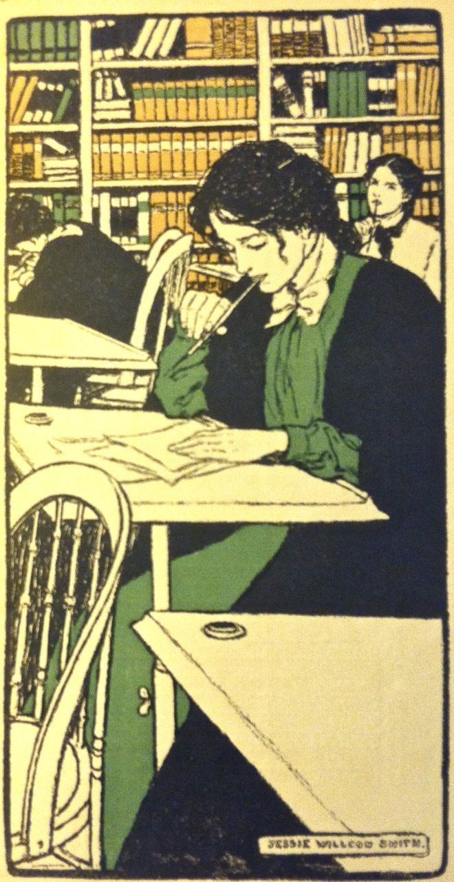 [Smith, Jessie Willcox Rarity] Bryn Mawr College Calendar for 1902 by