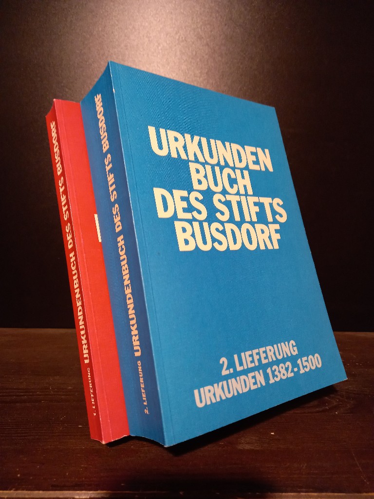 Urkundenbuch des Stifts Busdorf. Lieferung 1 und 2 komplett. [Bearbeitet von Joseph Prinz]. (= Veröffentlichungen der Historischen Kommission für Westfalen, Teil 37 Westfälische Urkunden (Texte und Regesten), Band 1). Lieferung 1: Urkunden 1036-1380; Lieferung 2: 1382-1500. - Prinz, Joseph (Hrsg.)