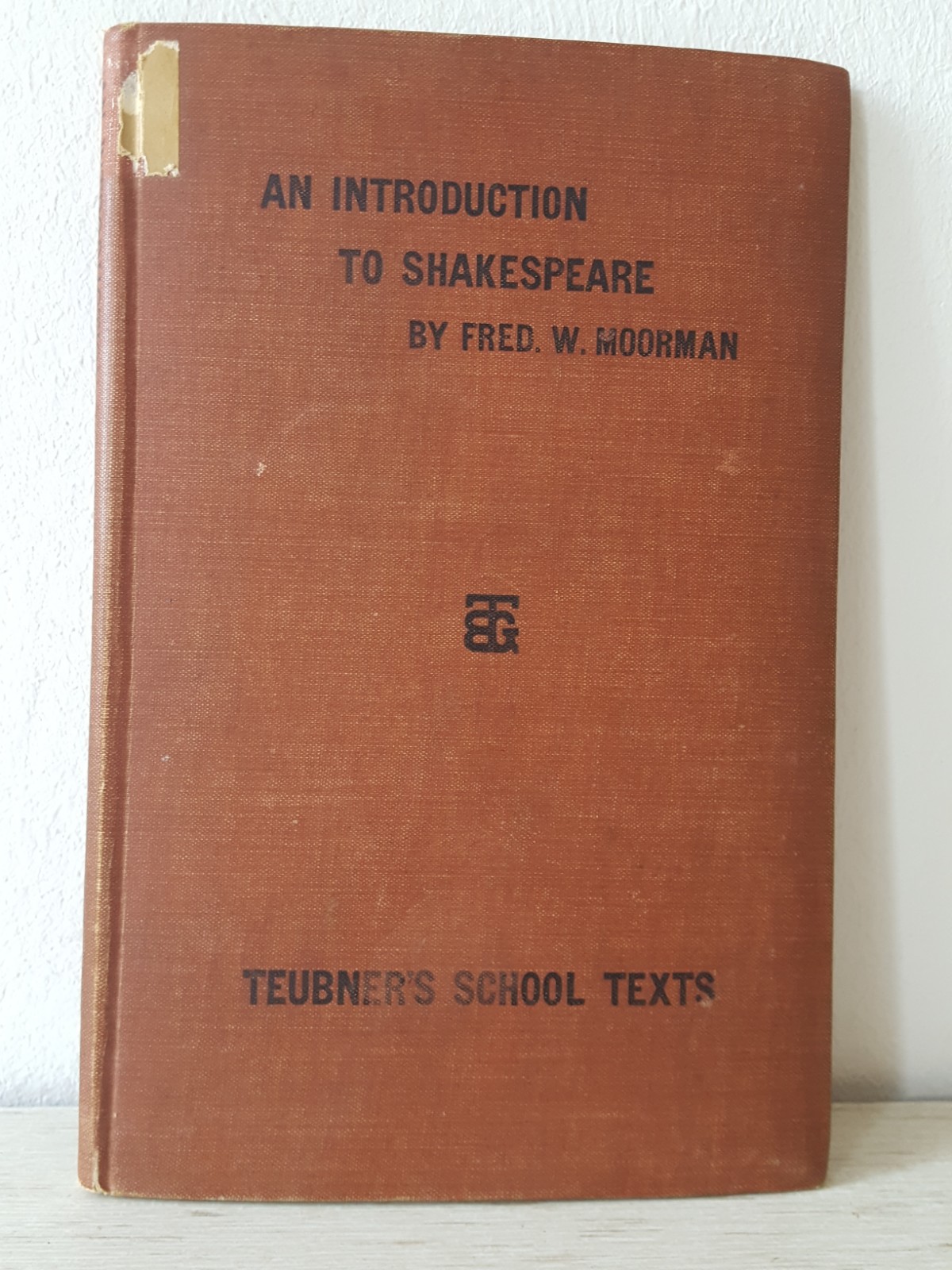 An Introduction to Shakespeare - Moorman, Fred W.