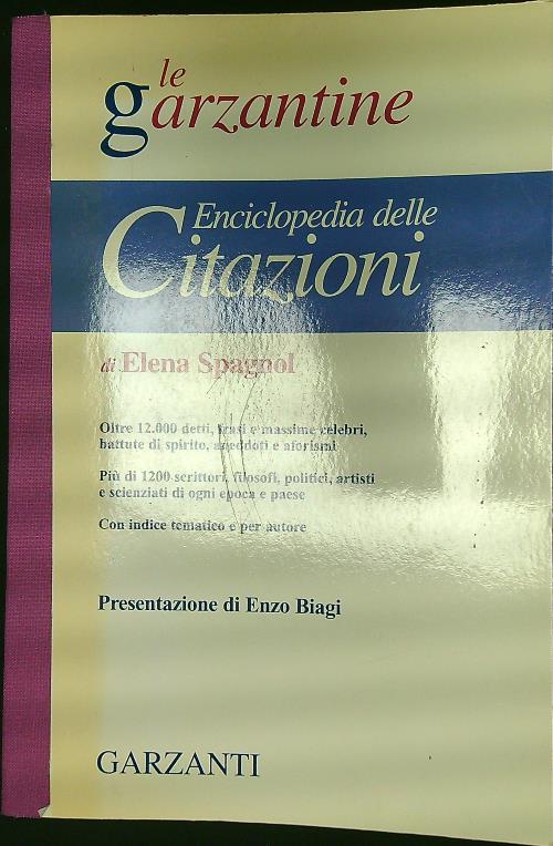 Enciclopedia delle citazioni - Spagnol, Elena