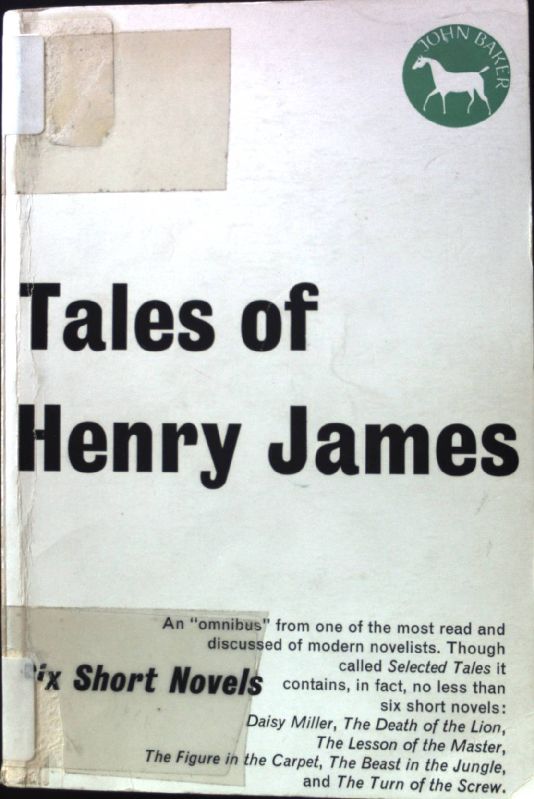 Selected Tales; - James, Henry