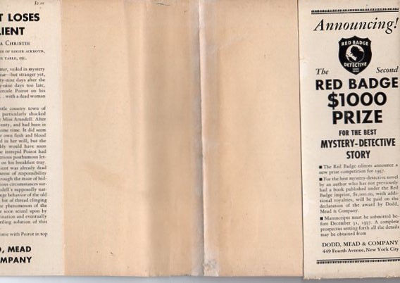 Poirot loses a client by Agatha Christie: Near Fine Hardcover (1937