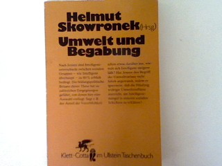 Umwelt und Begabung. (Nr 39051) - Skowronek, Helmut