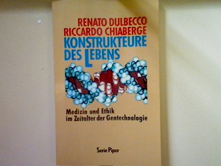 Konstrukteure des Lebens. Nr. 1415, - Dulbecco, Renato und Riccardo Chiaberge
