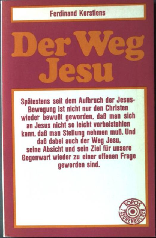 Der Weg Jesu. (Nr. 14) - Kerstiens, Ferdinand